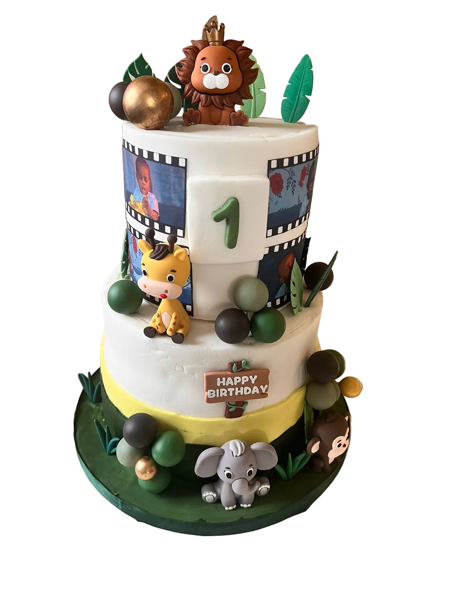 Luxury 2-Tier Kids Birthday Cake 🎉