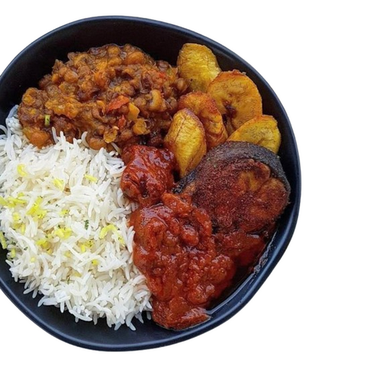 Rice Beans Stew Combo